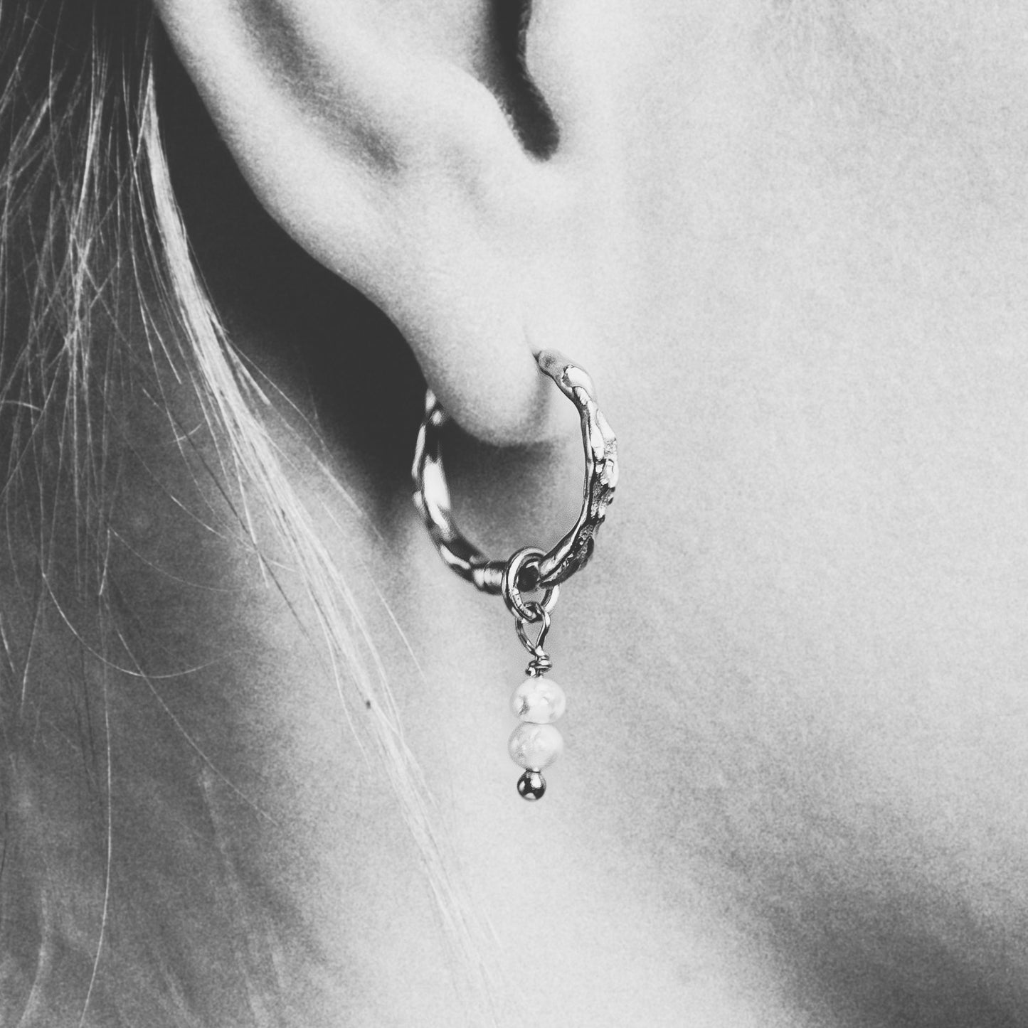 Jål - Kreole Silber rhodiniert