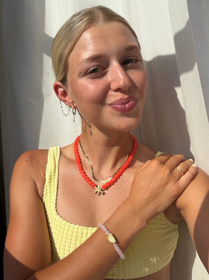 Jål Kette Del Sol  ORANGE