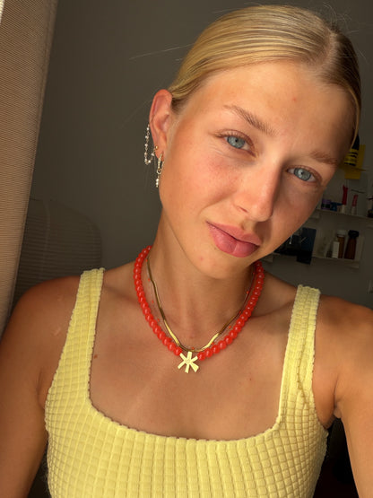 Jål Kette Del Sol  ORANGE